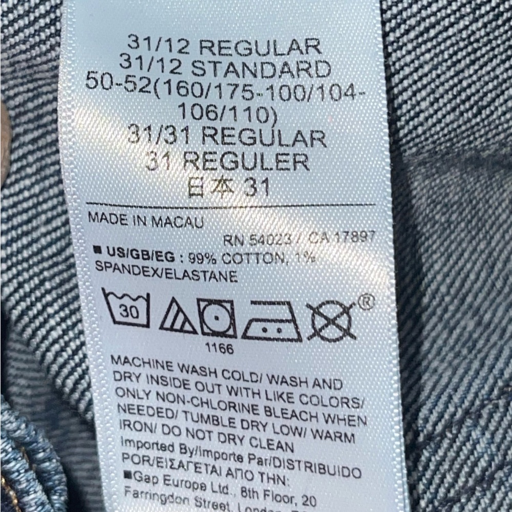 Gap Girlfriend mid-rise jeans. Size 12 R (31/31) GUC - Picture 9 of 9
